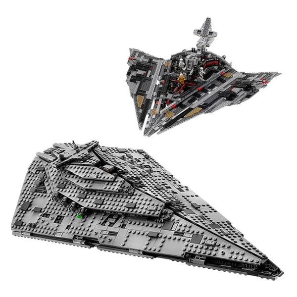 Imperial Star Destroyer Spaceship Building Blocks